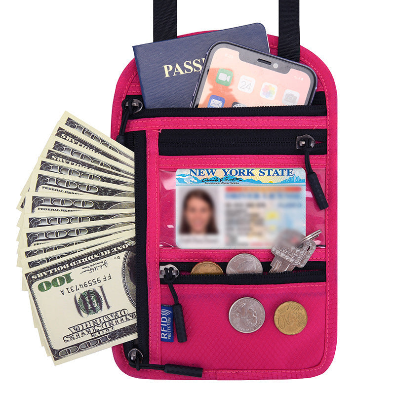 Stornfield | Travel Neck Pouch Neck Wallet with RFID Blocking Passport Holder