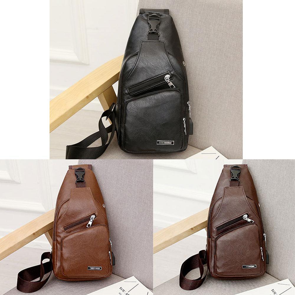 Shoulder bag crossbody bag for men with USB charging port | Stornfield