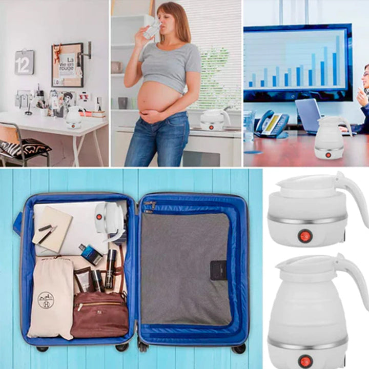 Portable silica gel travel pitcher with universal plug | Stornfield
