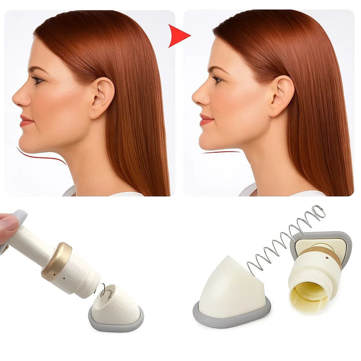 JawDefine | Double Chin Eliminator – Neck Reducer – Coil Resistance – Lightweight – Home Facial Exercise Bowl