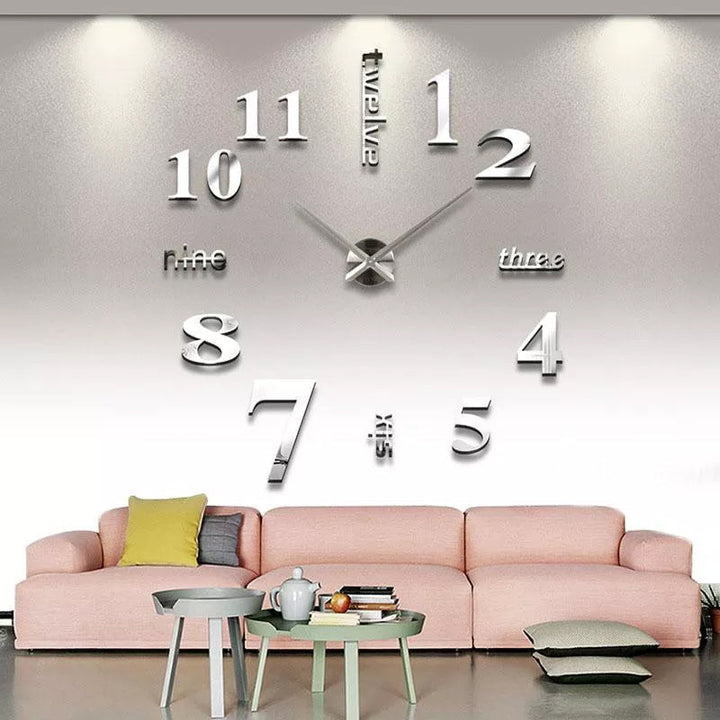 DIY Modern No-Punch Wall Clock | Stornfield