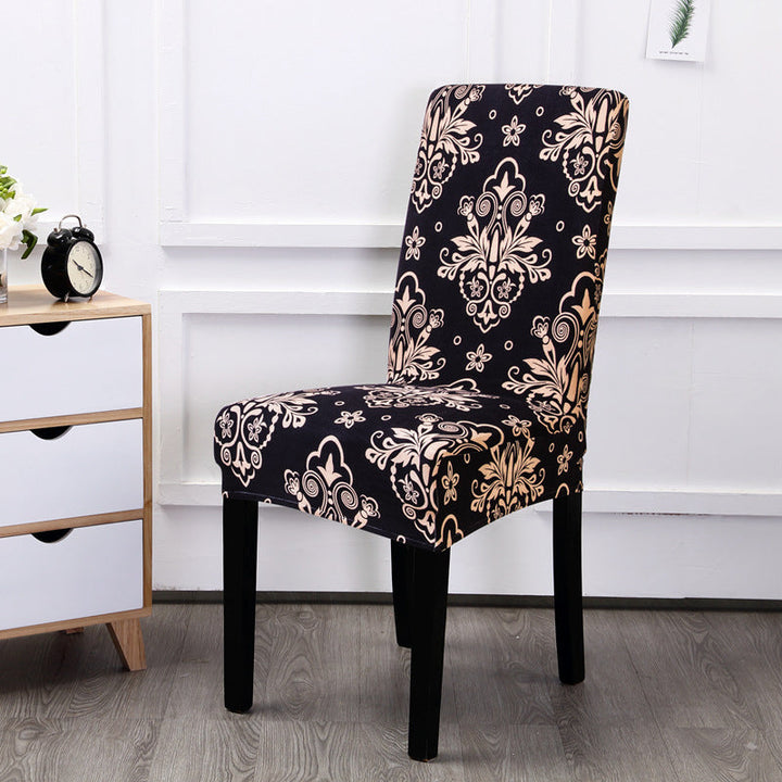 Multicolored spandex chair cover | Stornfield