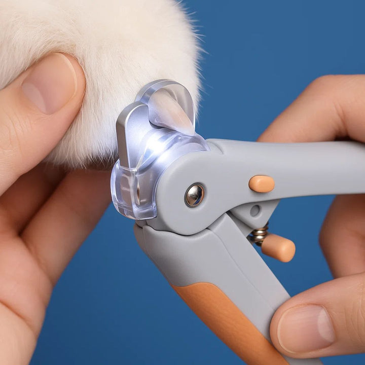 PawSure | Pet Nail Clippers - Quick Sensor - LED Light - Safety Guard - Stainless Steel Blades - Safe, Easy, and Precise Nail Clipping Stornfield