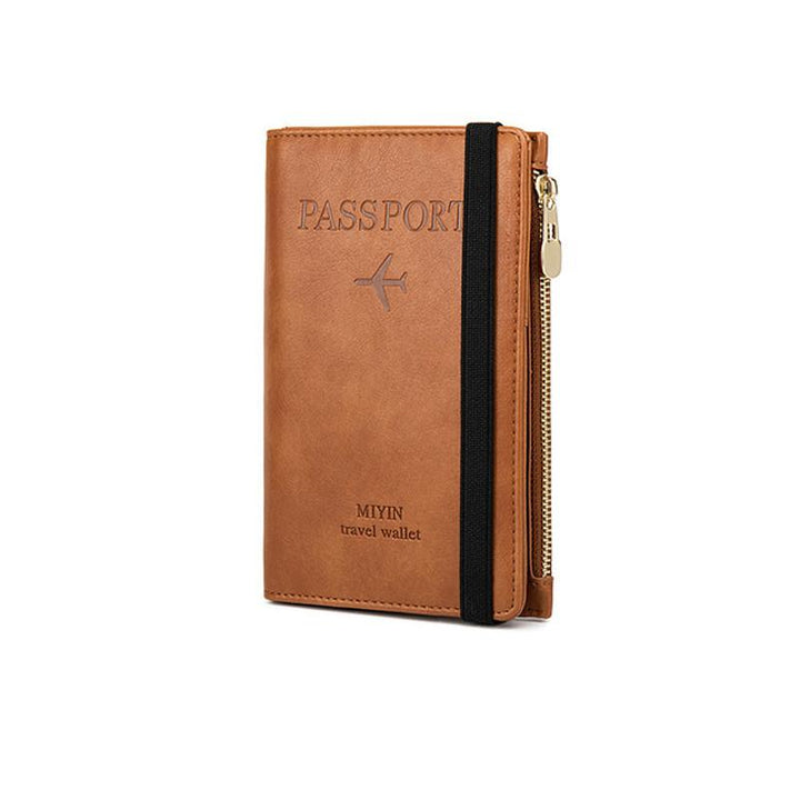 Men's Leather Passport Wallet with RFID Blocking | Stornfield