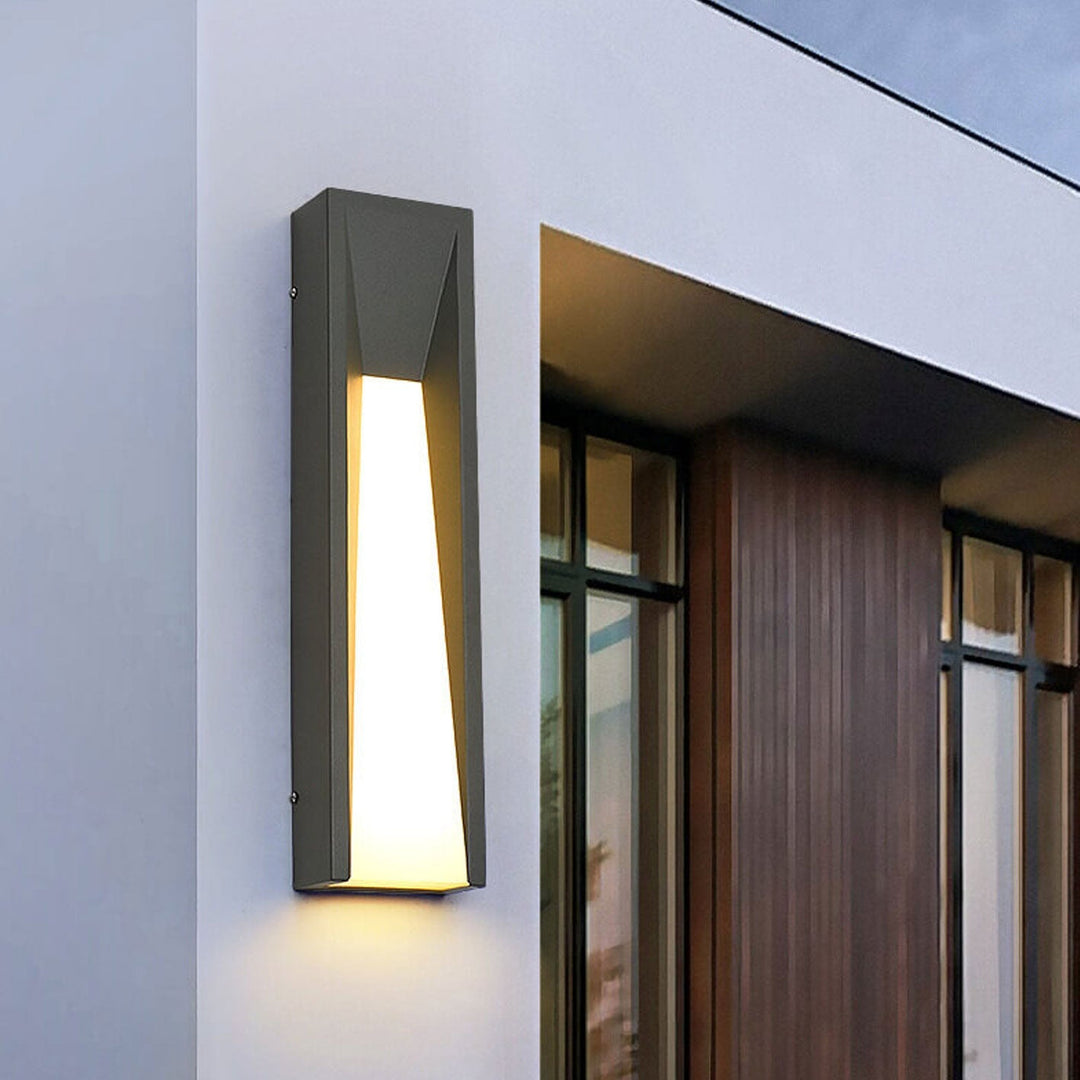 Waterproof Simple Strip Design LED Outdoor Wall Sconce Lamp | Stornfield