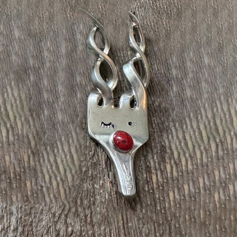 Funny Fork Reindeer Ornament | Stornfield