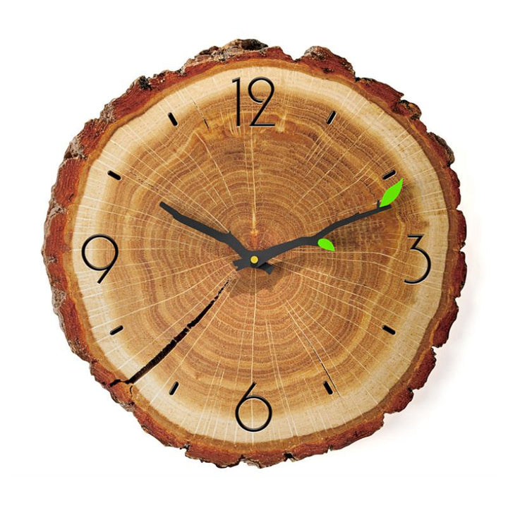 Stornfield | Wall clock with wooden rings