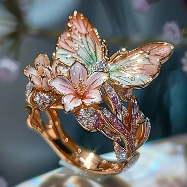 Butterfly flower ring | Stornfield