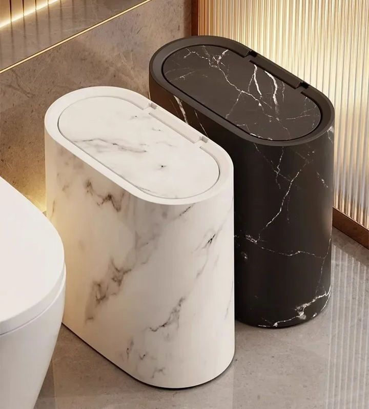 Nordic Marble Design Trash Can Stornfield