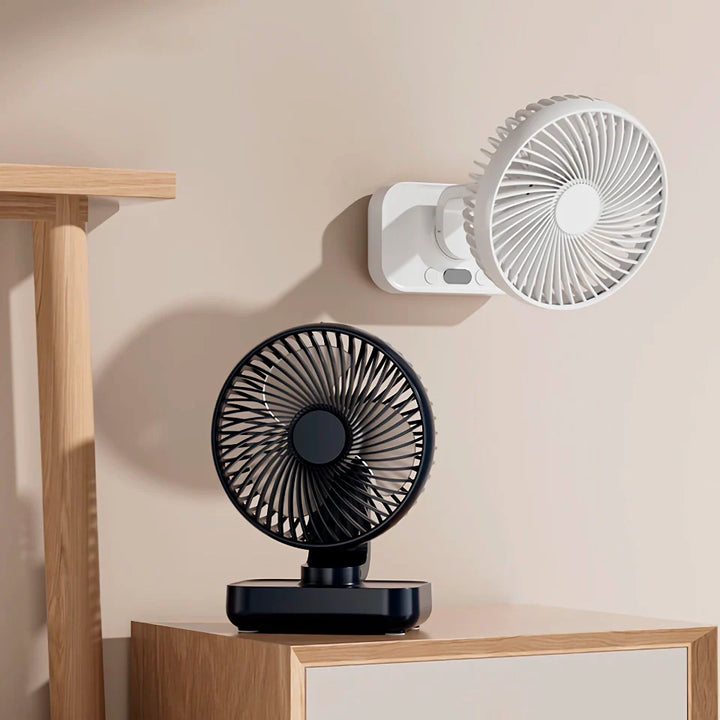 Portable Rechargeable USB Desk Fan with 4 Speeds | Stornfield