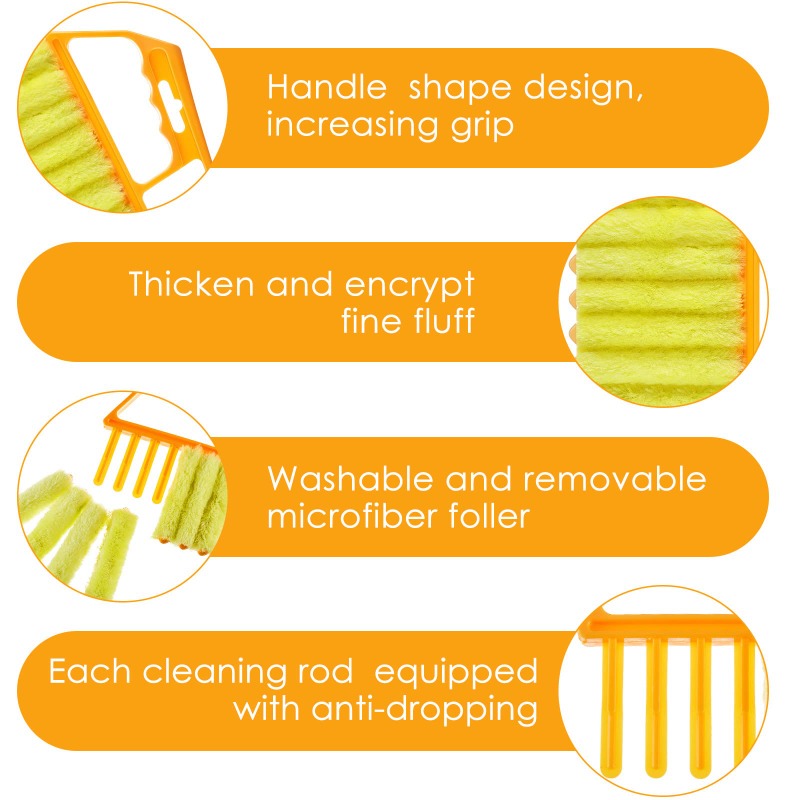 Stornfield 7-Finger Blind Cleaning Brush