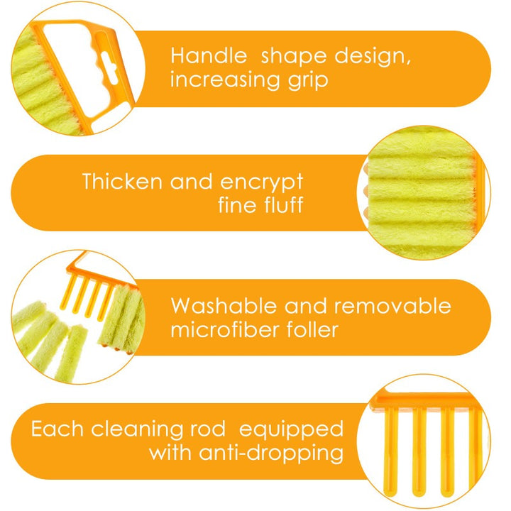 Stornfield 7-Finger Blind Cleaning Brush