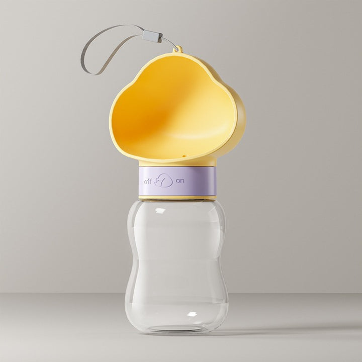 Portable water bottle for dogs