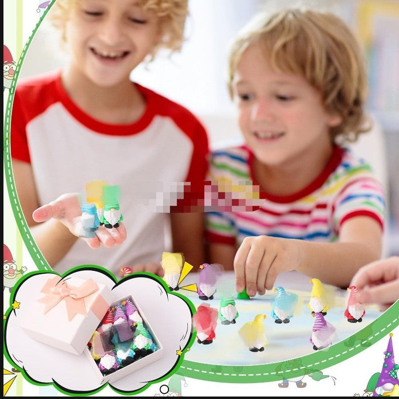Miniature dwarf figures for Christmas decoration