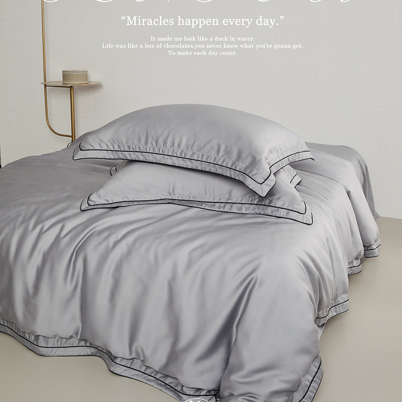 Luxurious bedding set made of long-staple cotton