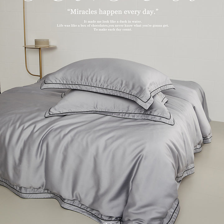 Luxurious bedding set made of long-staple cotton