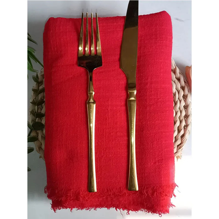 12pcs Cotton Linen Napkins Table Decor Dinner Napkins | Stornfield