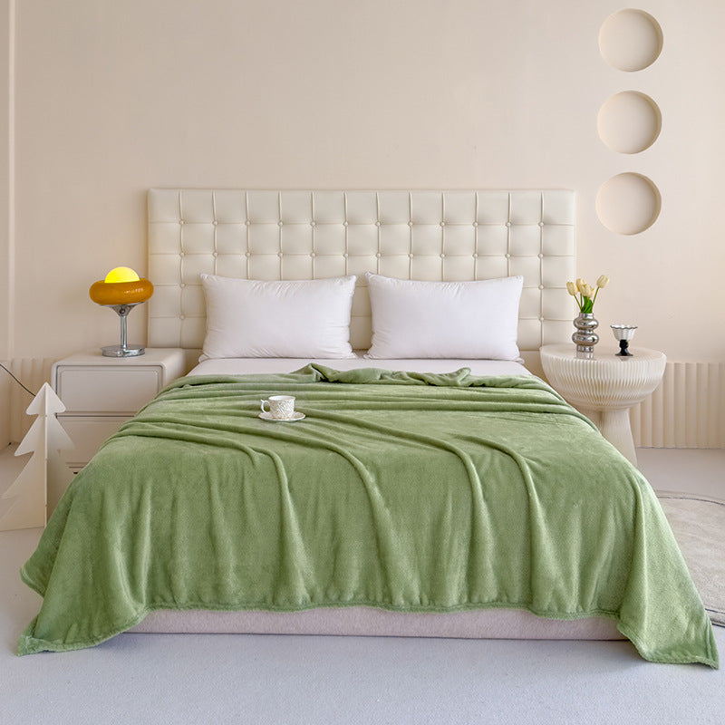 Solid Color Multifunctional Throw Blanket