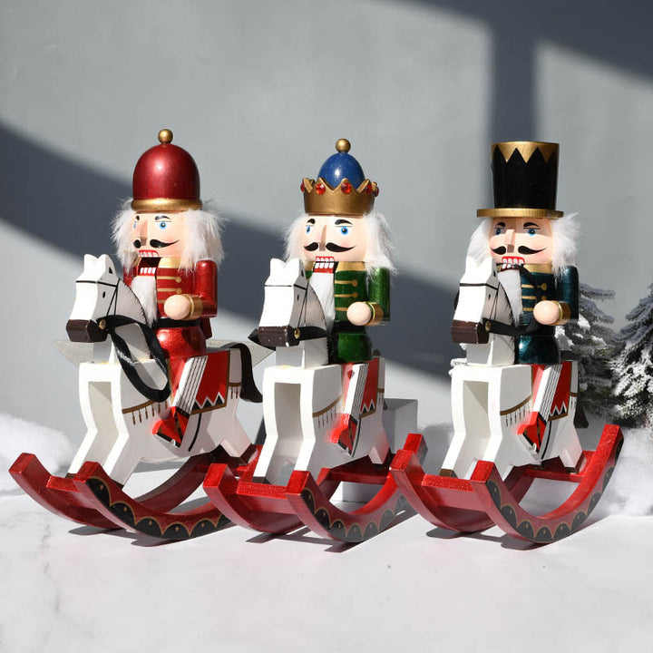 Nutcracker figure made of pine wood, 30 cm