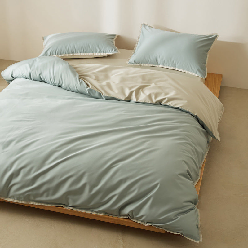 Bedding set, cotton, solid color, modern