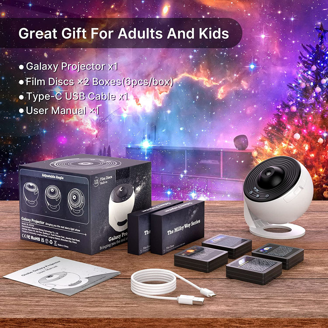 CelestiSphere 13-in-1 Planetarium Projector | 360° RotataStornfielde Star Sky and Galaxy Projector with HD Images | Stornfield