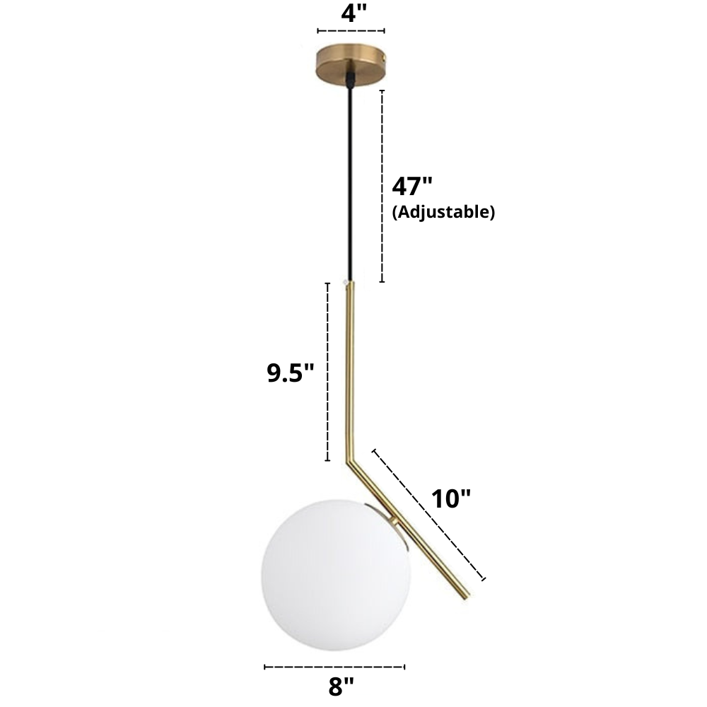 Nordic Glass Pendant Lamps | Stornfield