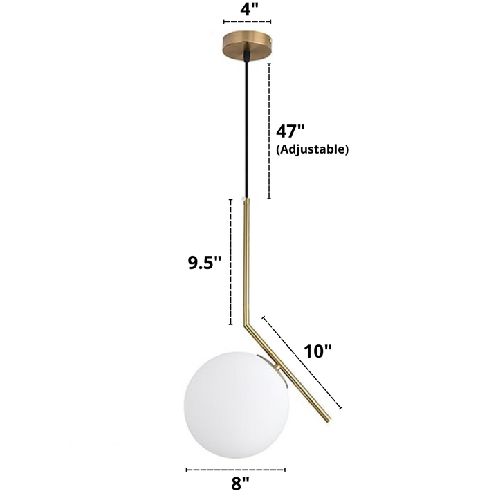 Nordic Glass Pendant Lamps | Stornfield