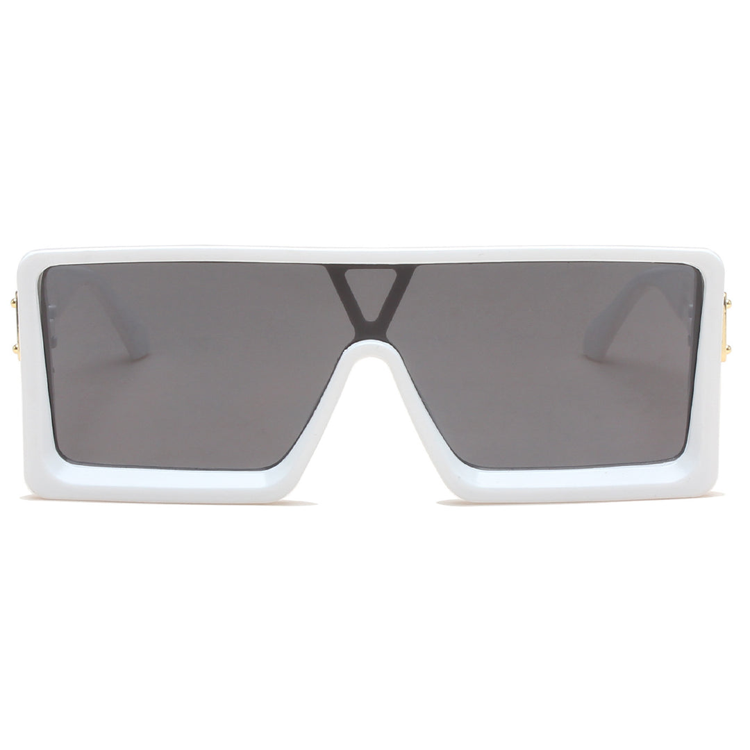 Ladies large, square sunglasses with continuous gradient Stornfield