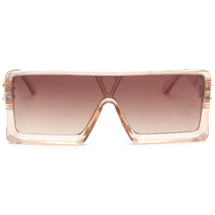 Ladies large, square sunglasses with continuous gradient Stornfield