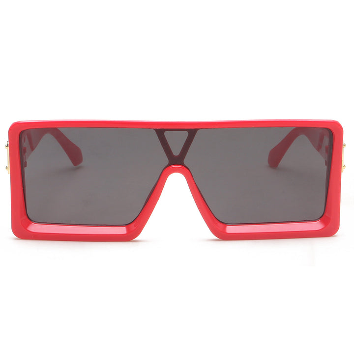 Ladies large, square sunglasses with continuous gradient Stornfield