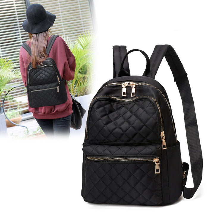 Quilted Zippered Backpack Stornfield