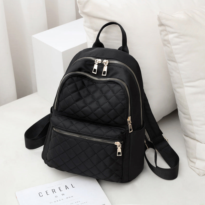 Quilted Zippered Backpack Stornfield
