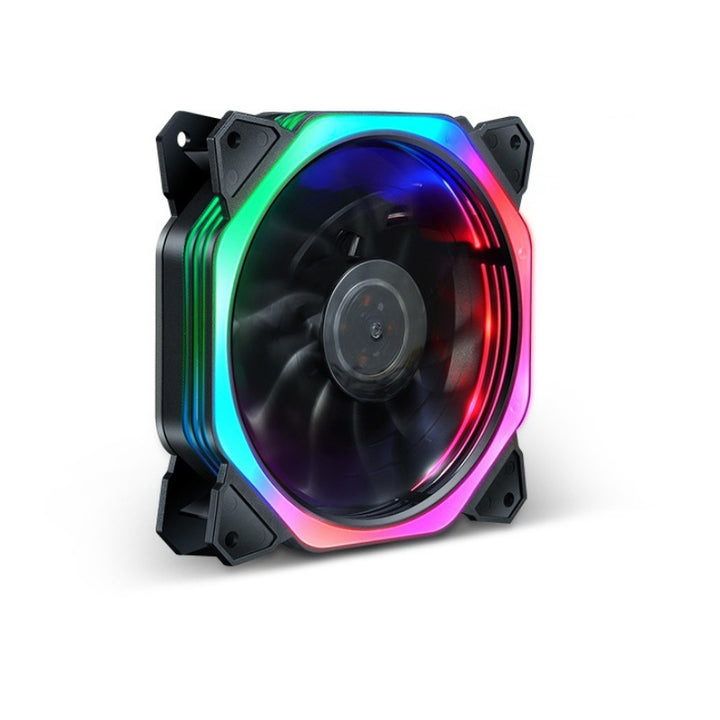 Rgb cooling fan with quiet operation and high air circulation Stornfield