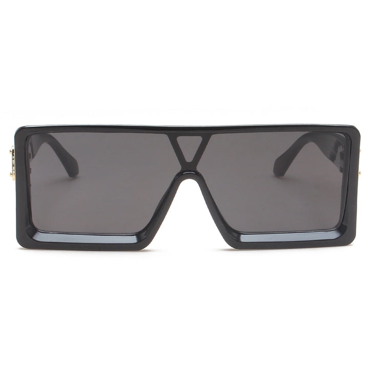 Ladies large, square sunglasses with continuous gradient Stornfield