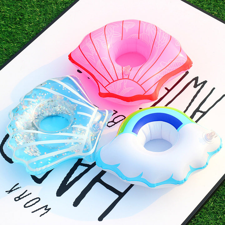 Ladies Inflatable Pool Ring with Floral Patterns Stornfield