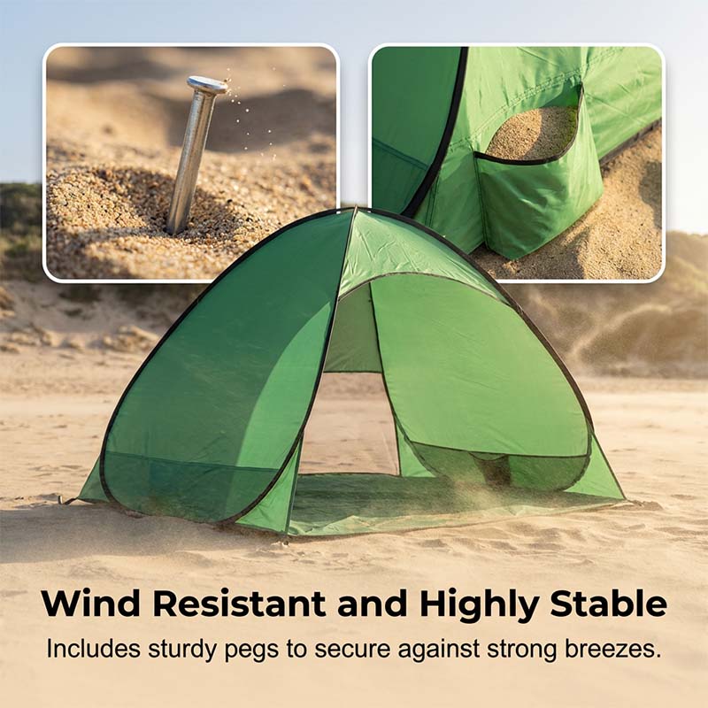 SunSail Breeze Pop-Up Beach Tent 98% UV Protection | Stornfield