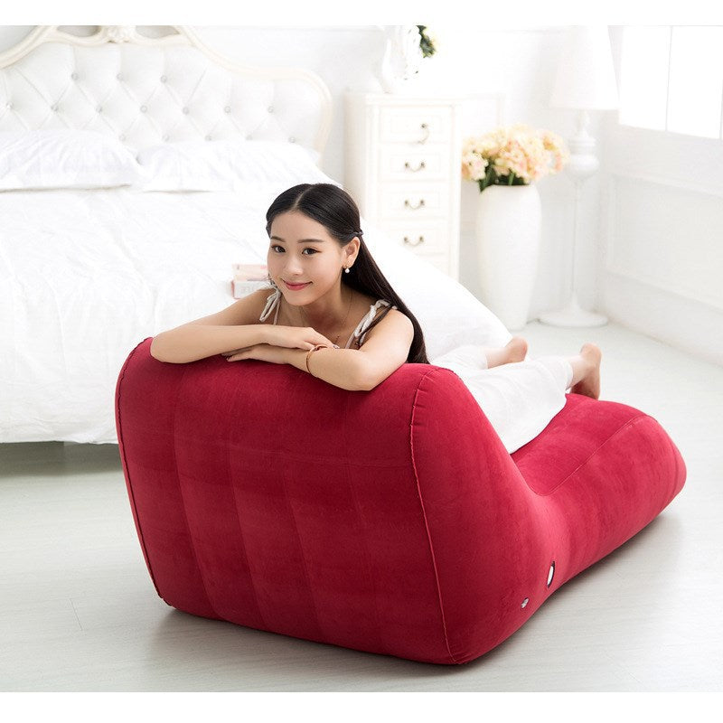 Women Comfortable Inflatable Relax Lounger with Ergonomic Back Support Stornfield
