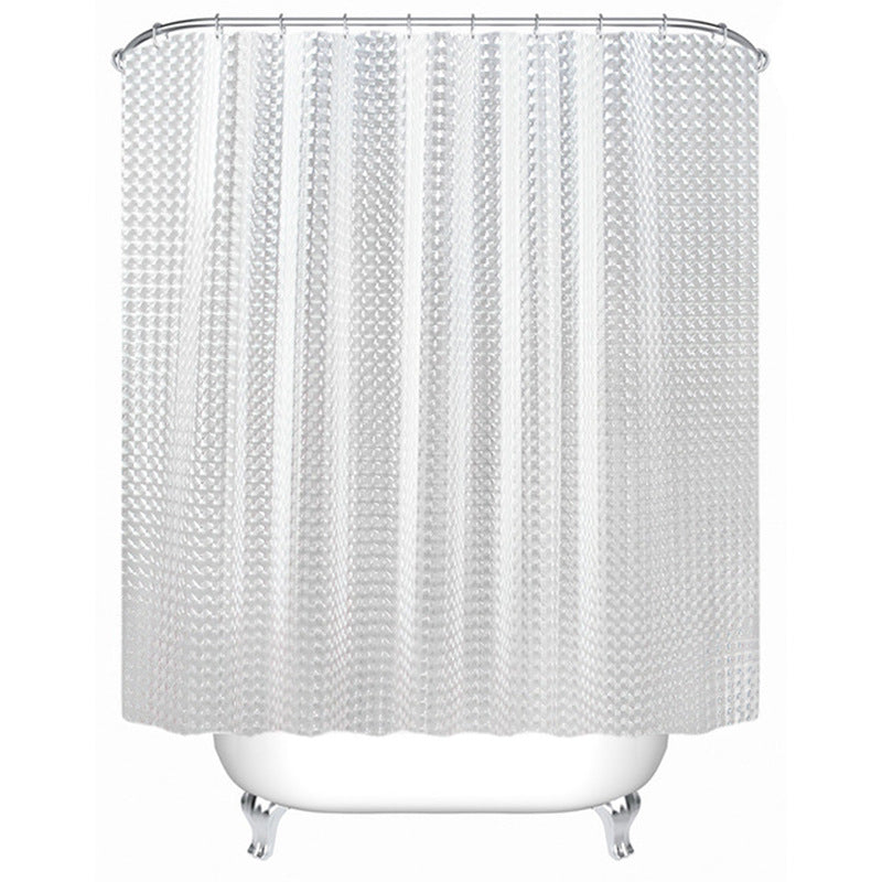 Textured Water-Repellent Shower Curtain Stornfield