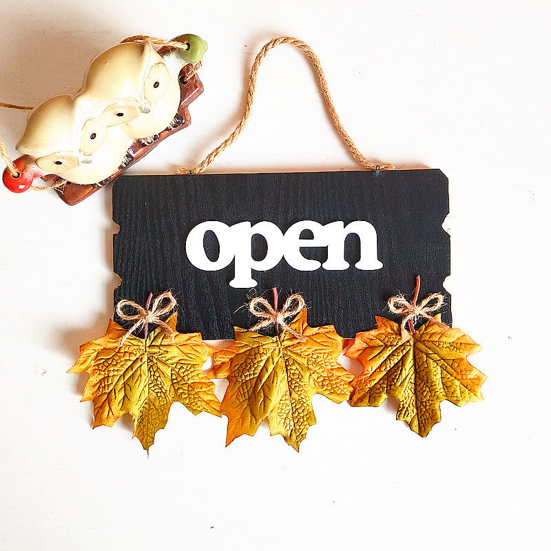 Rustic Decorative Hanging Sign Set