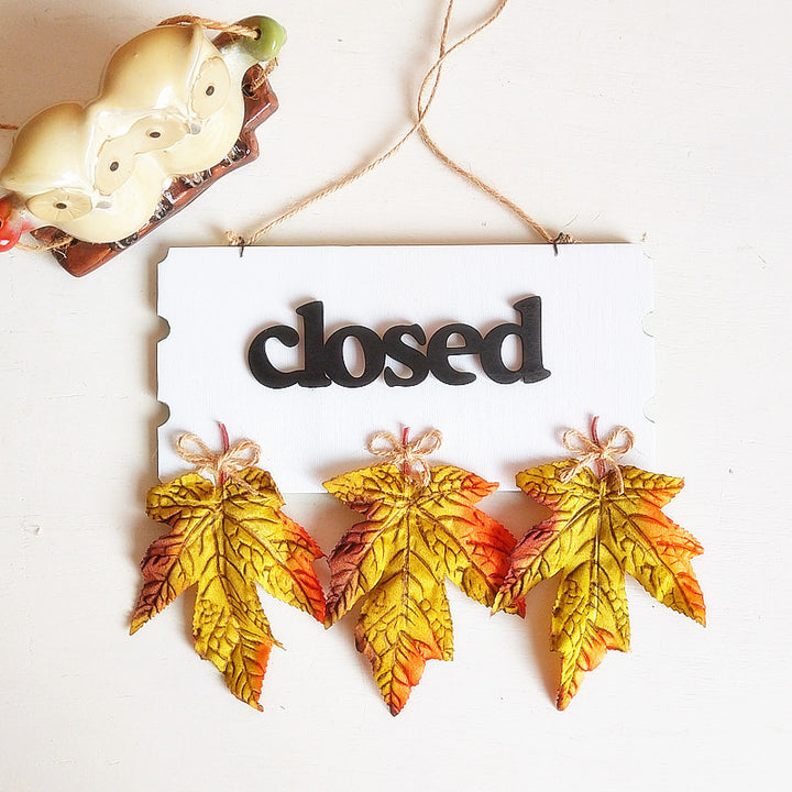 Rustic Decorative Hanging Sign Set
