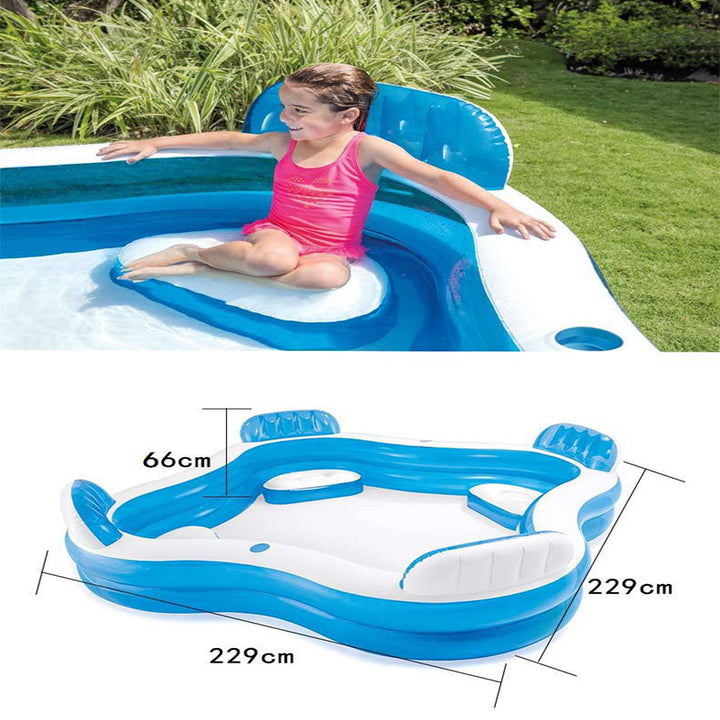 Ladies Inflatable Lounge Bathtub with Integrated Lounge Areas Stornfield