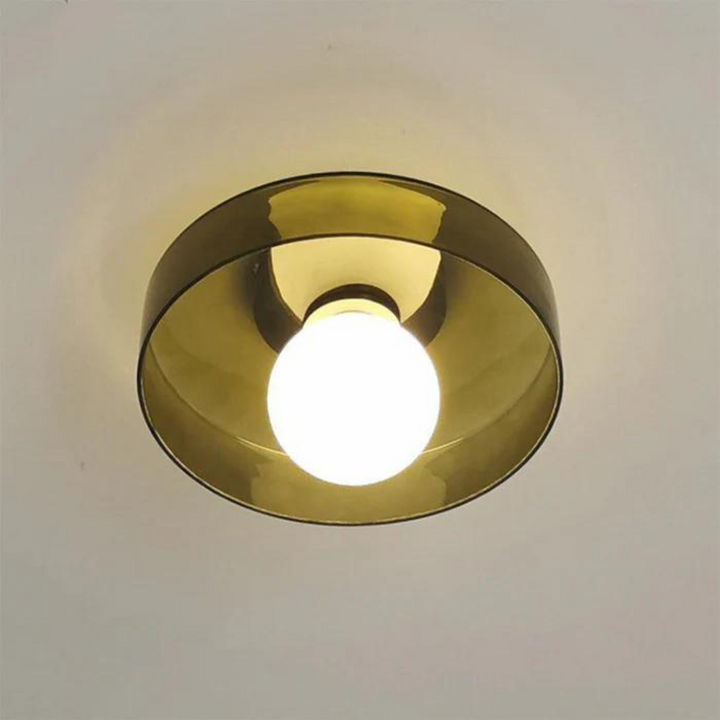Round Ceiling Lamp with Stylish Functionality - LumiSphere | Stornfield