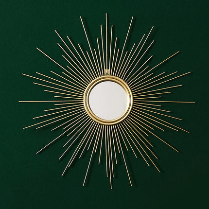 Sunburst Decorative Wall Mirror with Radiating Rays Stornfield