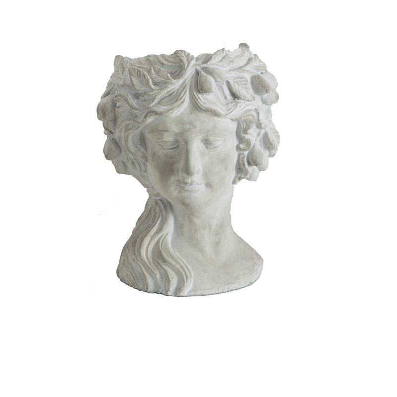 Artistic head sculpture flower pot Stornfield