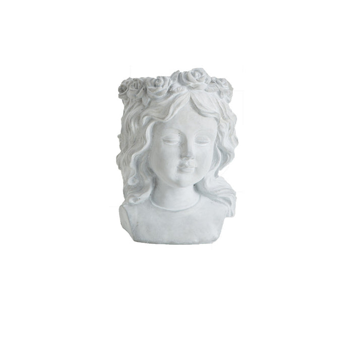 Artistic head sculpture flower pot Stornfield