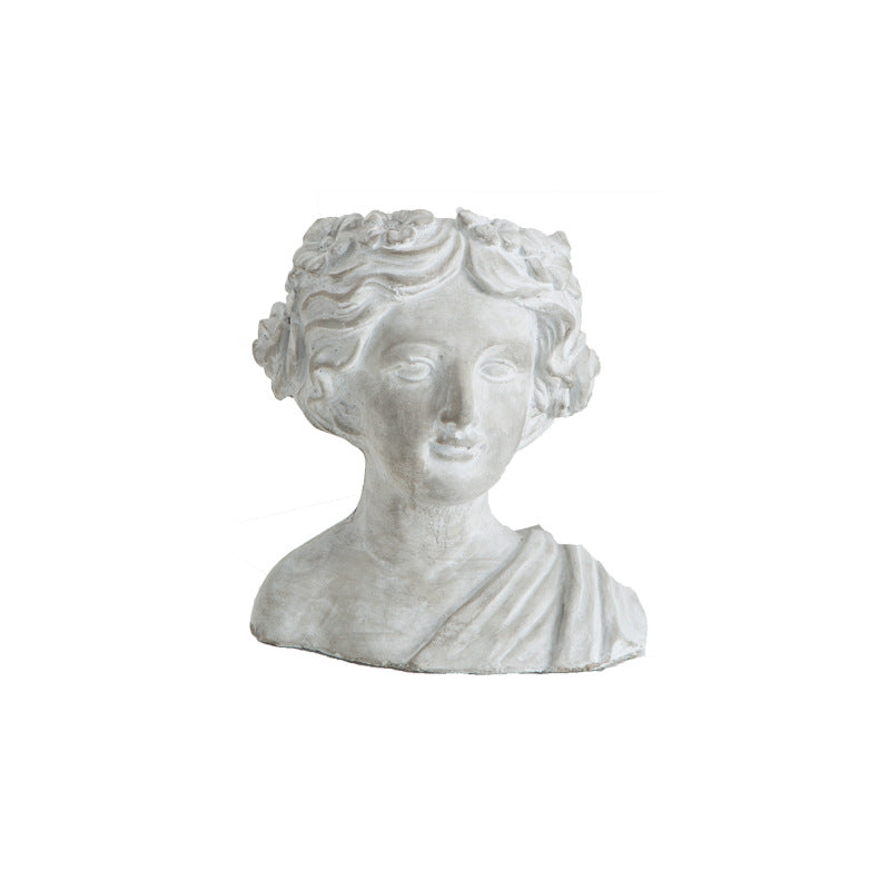 Artistic head sculpture flower pot Stornfield