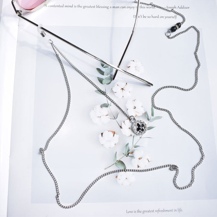 Layered Charm Necklace with Adjustable Length Stornfield