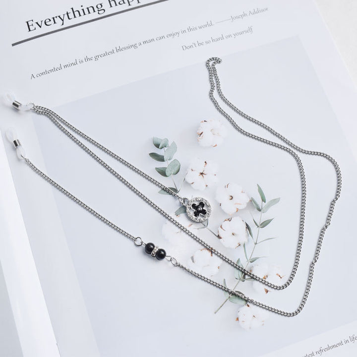 Layered Charm Necklace with Adjustable Length Stornfield