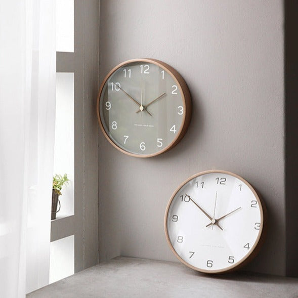 Elegant Wooden Wall Clock – Timeless Style and Precision | Stornfield