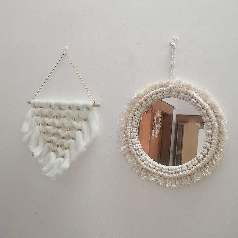 Decorative Macrame Wall Mirror Stornfield